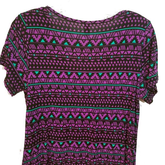 LuLaRoe Women's Purple Hi Lo Shirt Top Blouse - Picture 6 of 10